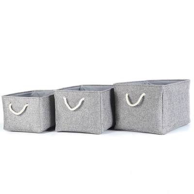 boîtes de rangement pliables de la toile 10L