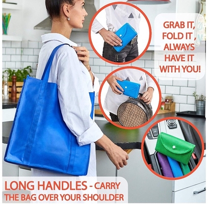 Sac non tissé pliable écologique de 35X40X15cm CMYK 50pcs
