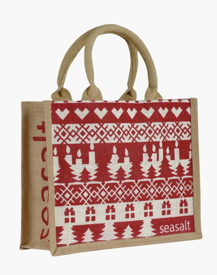 Sac à provisions de jute d'OEM Tote Women Beach 45x15x33cm