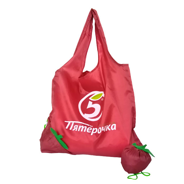 sac à provisions se pliant en nylon de la couleur 50cm d'OEM 210D 1 de 35x55cm